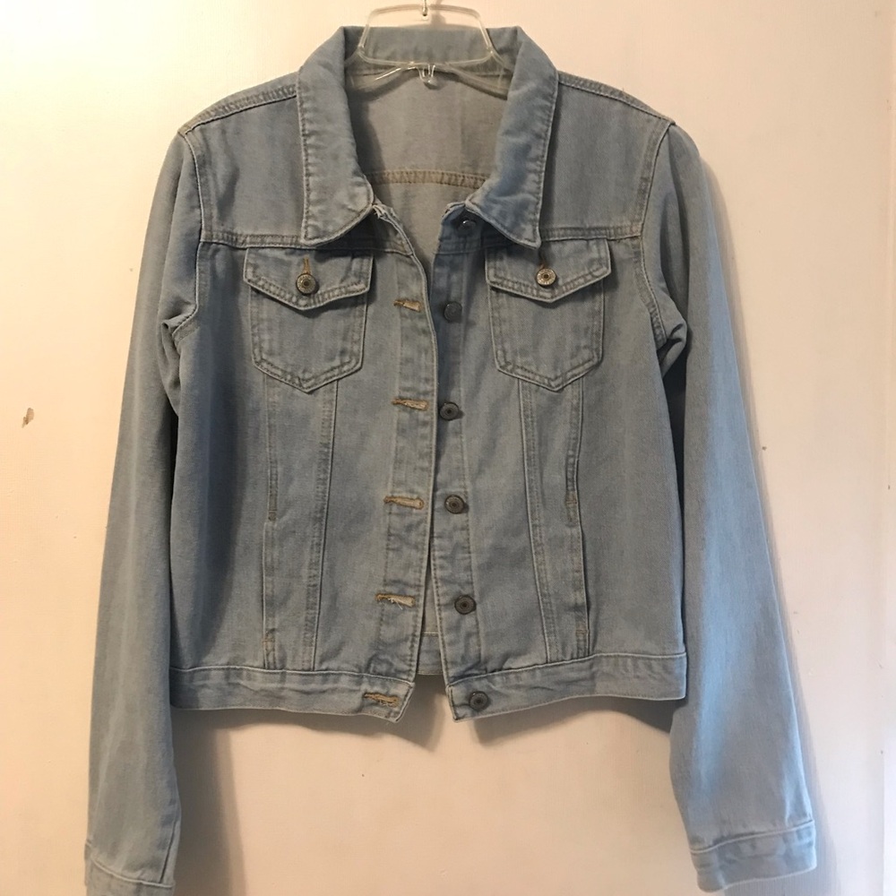 SHEIN Classic Blue Jean Jacket
